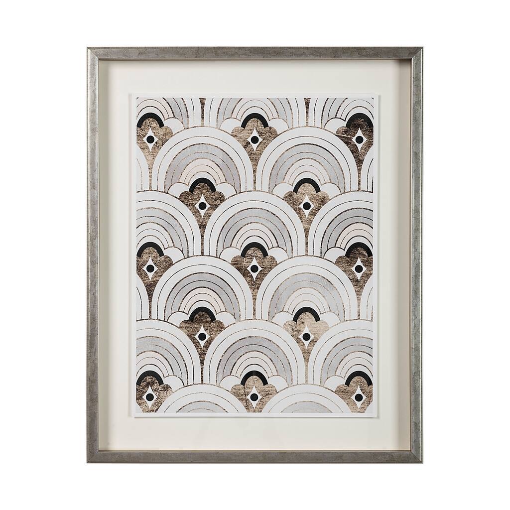 Deco Patterning IV Framed Art Print