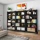 preview thumbnail 19 of 41, 6-Tier Open Bookcase, 72 inches Large Tall Bookshelf