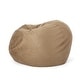 preview thumbnail 31 of 66, Madison Faux Suede 5-foot Beanbag Chair by Christopher Knight Home