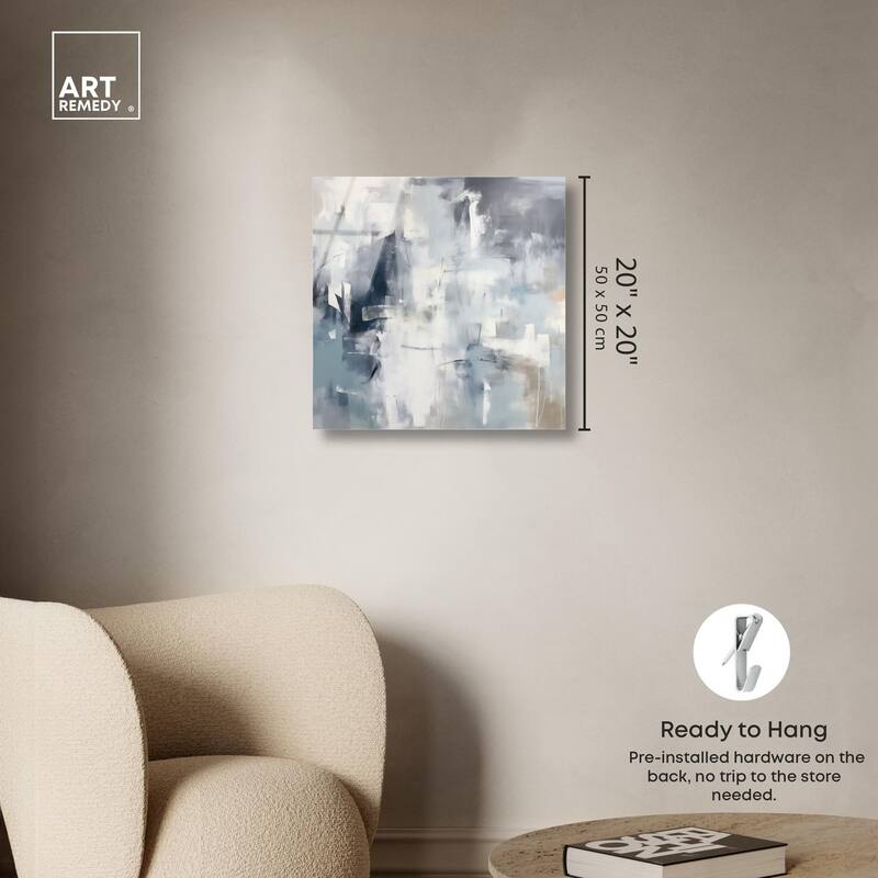 Enigma of Blue Acrylic by Art Remedy, Ready to Hang