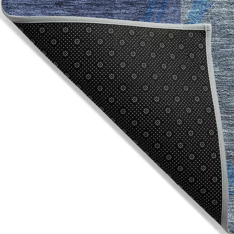 Machine Washable Indoor/ Outdoor Contemporary Chantille Rug