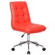 preview thumbnail 11 of 32, Porthos Home Leona Adjustable Steel and Faux Leather Office Chair