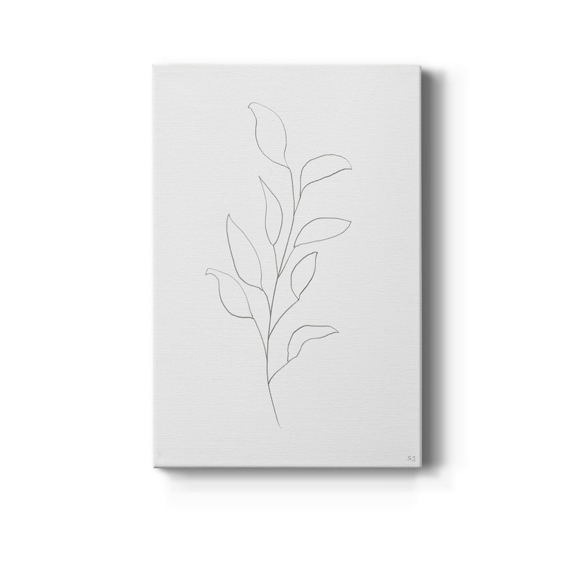 Botanical Gesture VI Premium Gallery Wrapped Canvas - Ready to Hang - 12X18