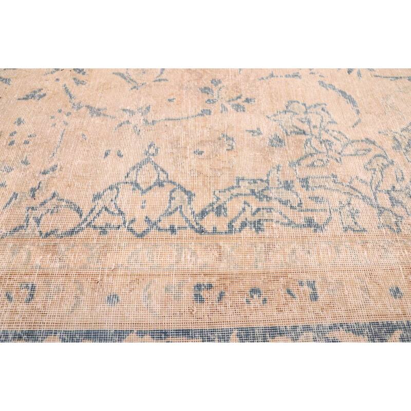 ECARPETGALLERY Hand-knotted Antalya Vintage Beige Wool Rug - 9'11 x 13'3