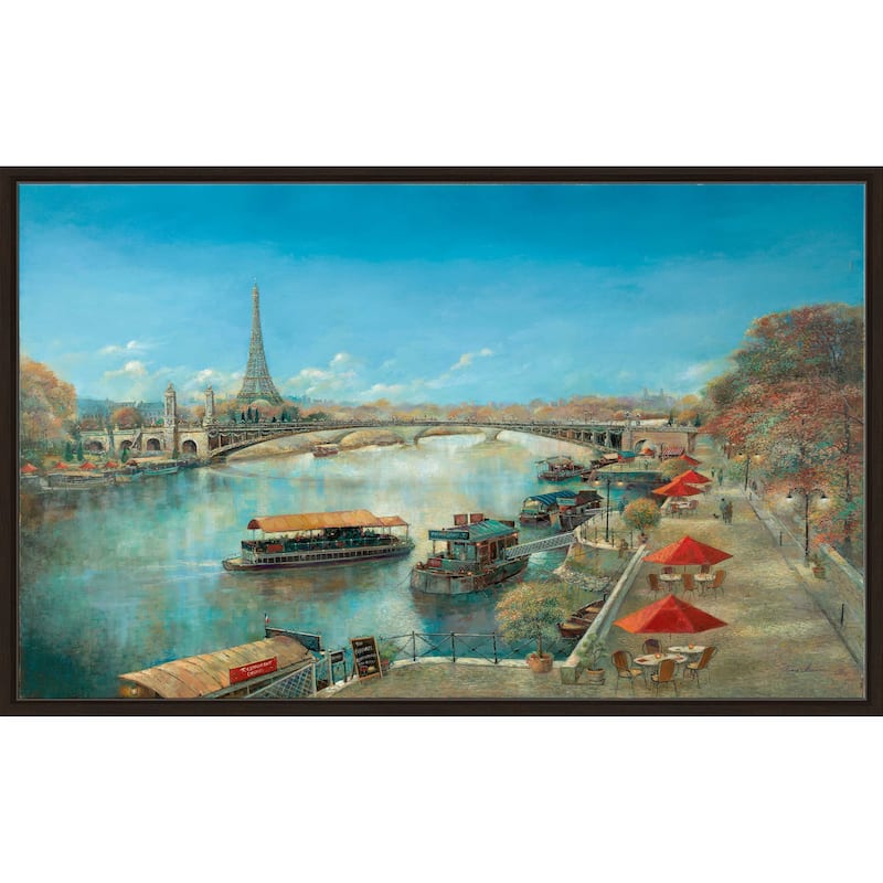 "River Tranquility" by Ruane Manning Print on Floating Canvas