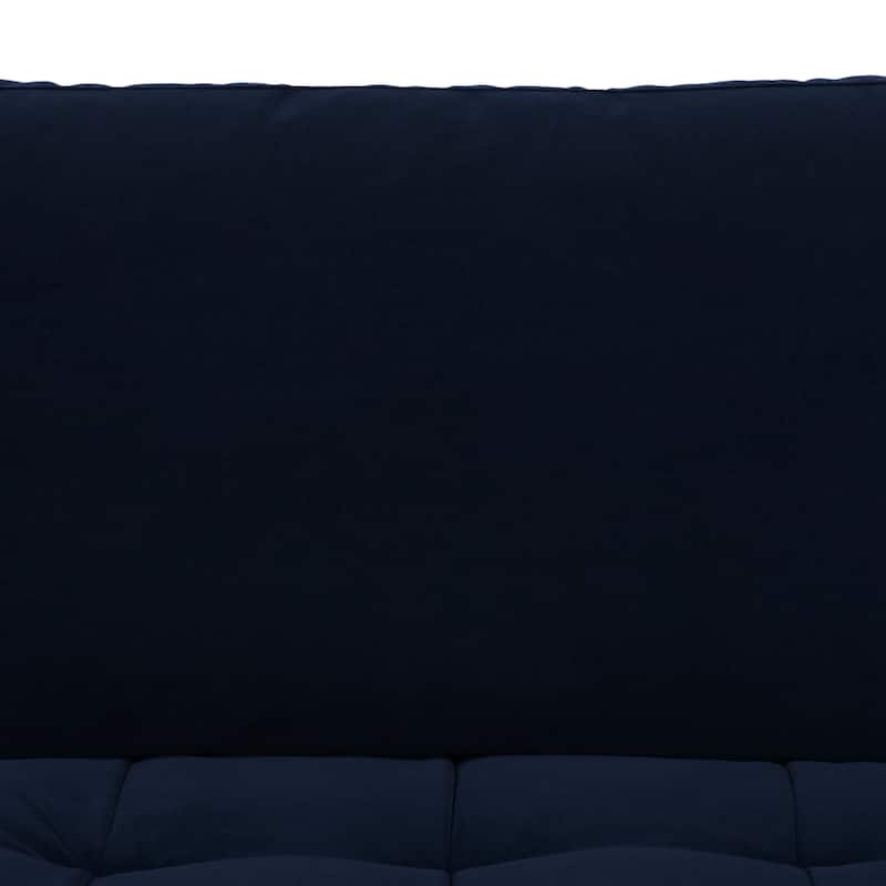 Poly & Bark Napa 72" Velvet Fabric Apartment Sofa