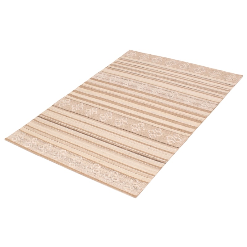Marrakech Ivory Kilim 5'2" x 7'5" - 5'2 x 7'5