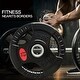 preview thumbnail 1 of 46, Olympic Weight Plates 5.5LB Plates Standard 2" Exercise Weights Weightlifting and Bodybuilding, Solid Iron Weight Plates Black - 11lbs