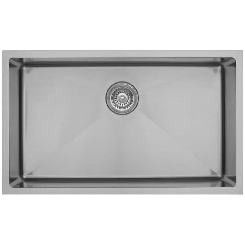Karran USA EL-75-PK1 Elite 30" Undermount Single Basin Stainless Steel