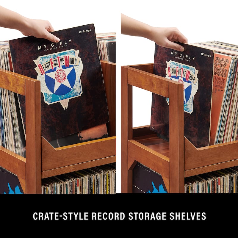 Crosley Asheville Medium Record Storage Stand