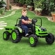 preview thumbnail 26 of 24, Kids Ride on Tractor with Tiltable Trailer 6 Wheels