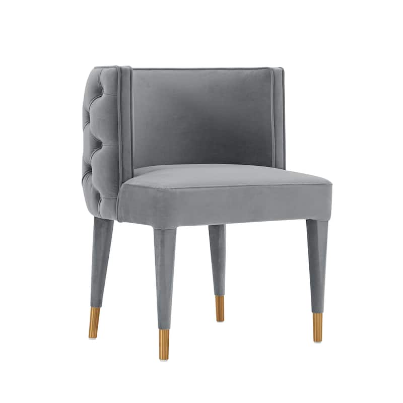 Manhattan Comfort Modern Maya Tufted Velvet Dining Chair