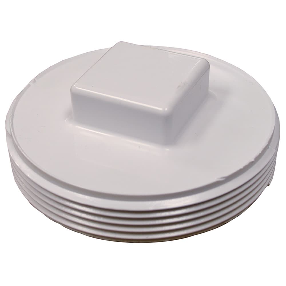 Jones Stephens P49350 3-1/2 PVC RH Cleanout PLUG