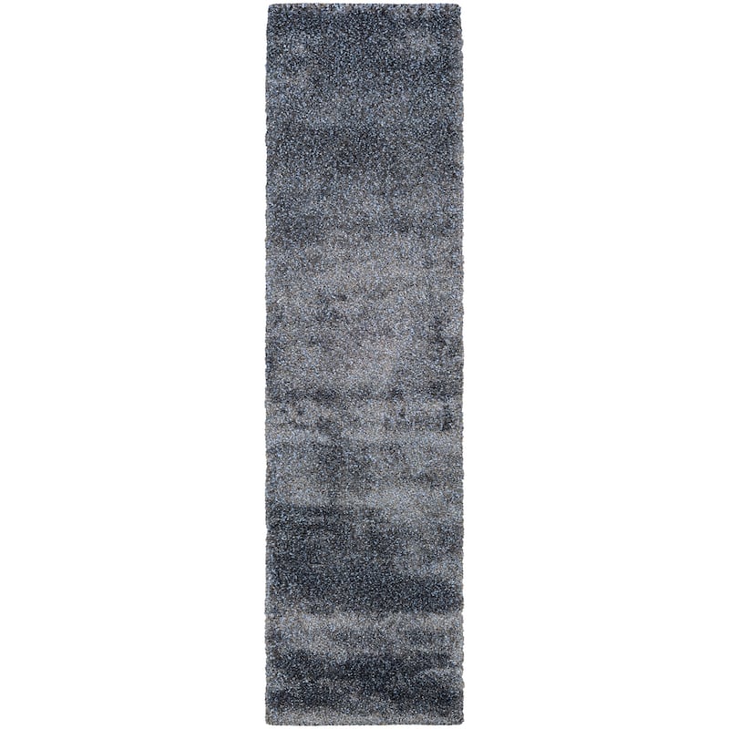 Chione Greeley Area Rug - 2'2" x 7'10" Runner - Blue/Grey