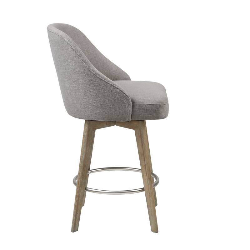 Madison Park Walsh Counter Stool With 360 degree Swivel Seat