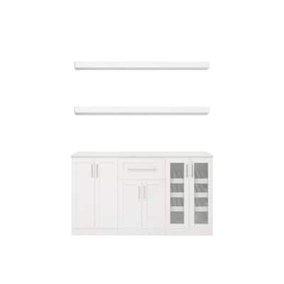 NewAge Products 21" Home Bar 6-Piece Cabinet Set