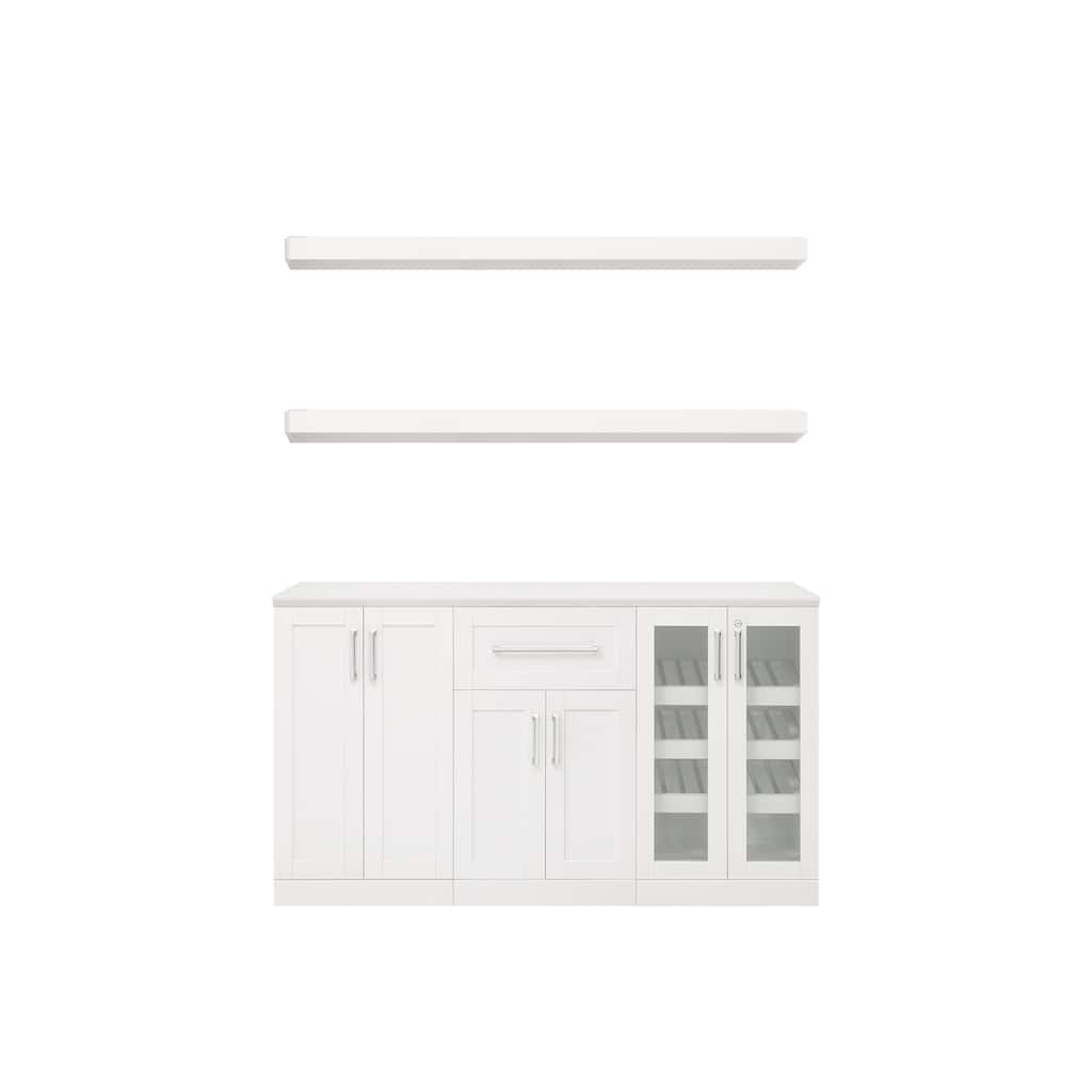 NewAge Products 21" Home Bar 6-Piece Cabinet Set