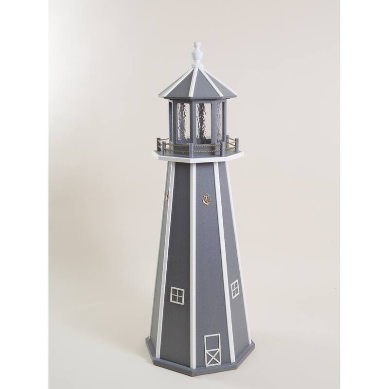 Poly Lighthouse with Solar Light