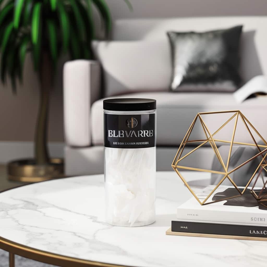 Elegant Resin Selenite Raw Stone Filler - 8" - 8.0"