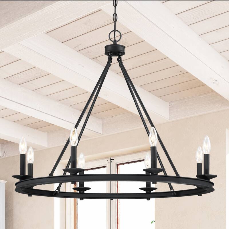 Savoy House Middleton 8 Light 33" Wide Taper Candle Chandelier