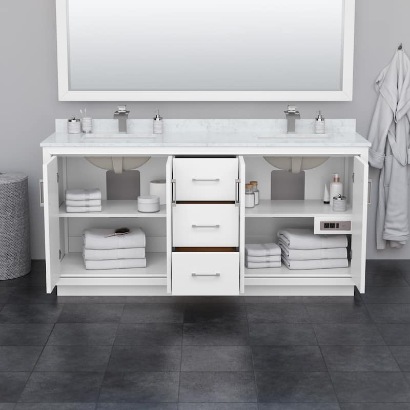 Wyndham Collection WCF1111-72D-CX-MXX Icon 71" Double Free Standing