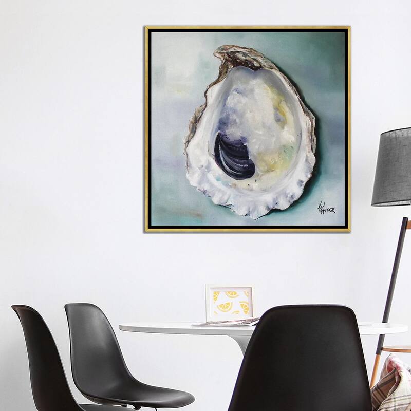 iCanvas "Virginia Oyster Shell" by Kristine Kainer Framed Canvas Print
