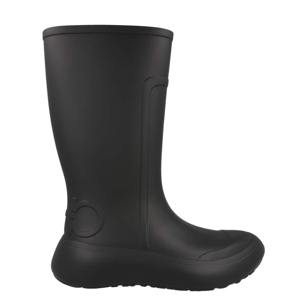 Ferragamo Gancini Logo Rain Boots