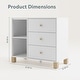 preview thumbnail 25 of 30, Storkcraft California 3 Drawer Combo Dresser