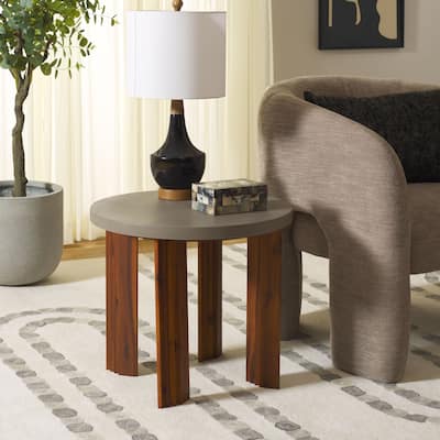 SAFAVIEH Home Basilio Accent Table - 20"W x 20"D x 18"H
