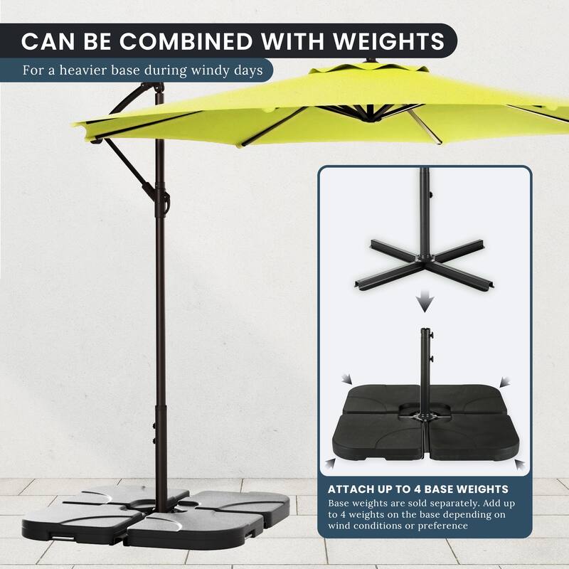 Pro Heavy Duty Patio Umbrella Cross Brace Stand