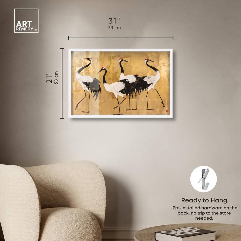 Birds of Gold Shadowbox by Art Remedy