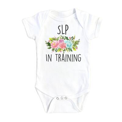 SLP Training s- Baby Boy Girl Clothes Infant Bodysuit Funny Cute Newborn