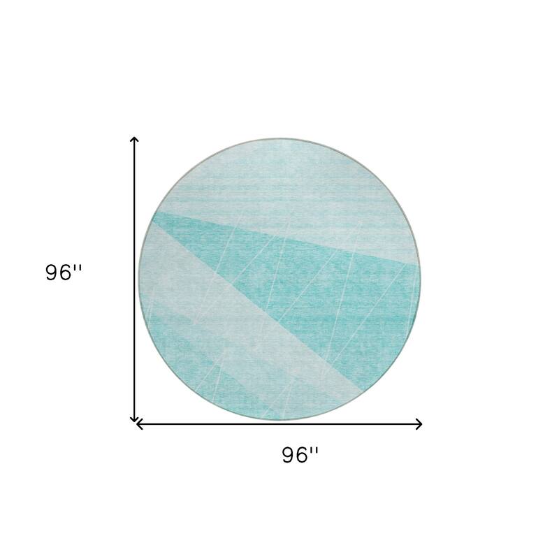 HomeRoots Geometric Transitional Rectangle Outdoor Rug