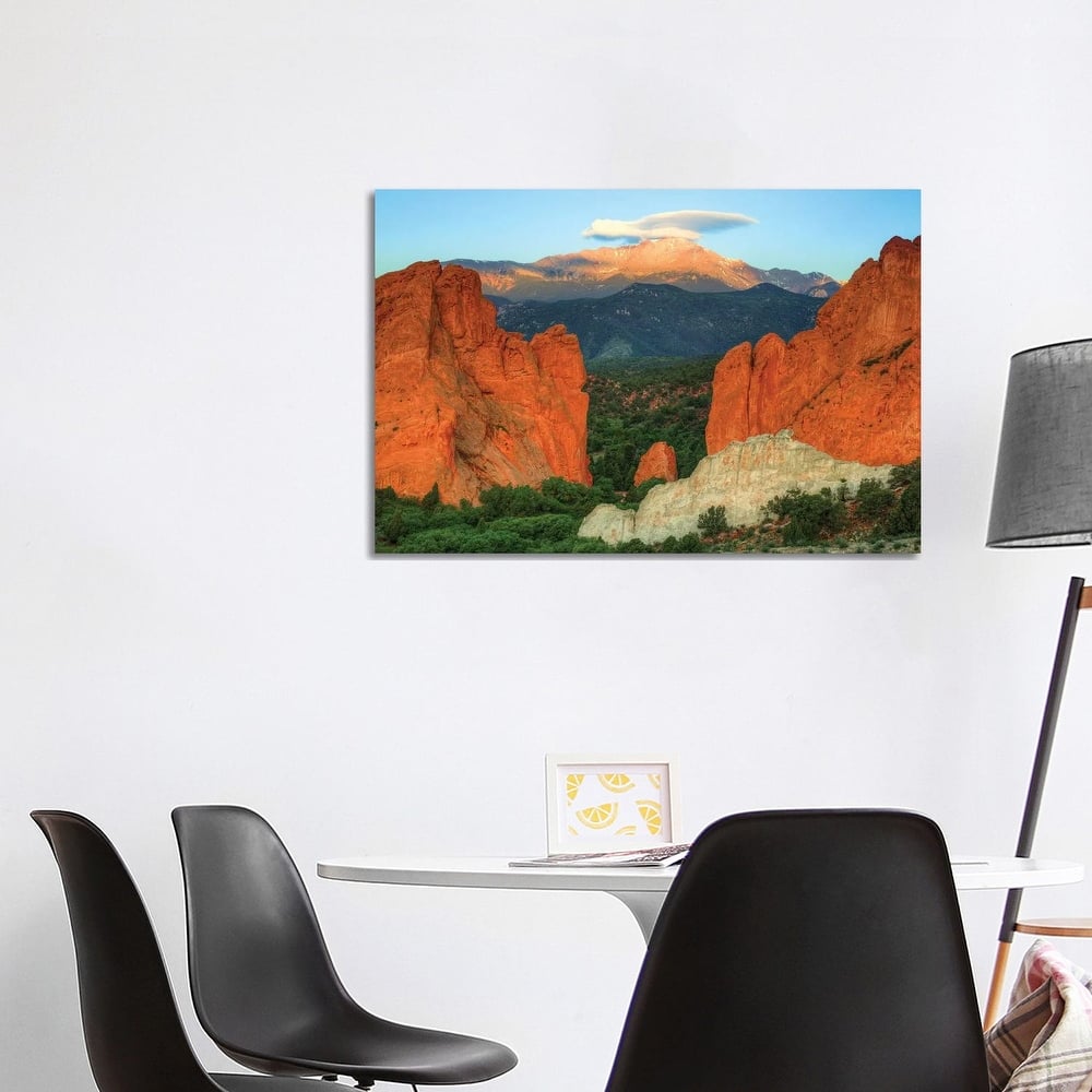 iCanvas "Taking Flight Over Pikes Peak" by Bill Sherrell Canvas Print