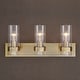 preview thumbnail 5 of 3, Uttermost 22870 Cardiff 3 Light 11" Tall Wall Sconce