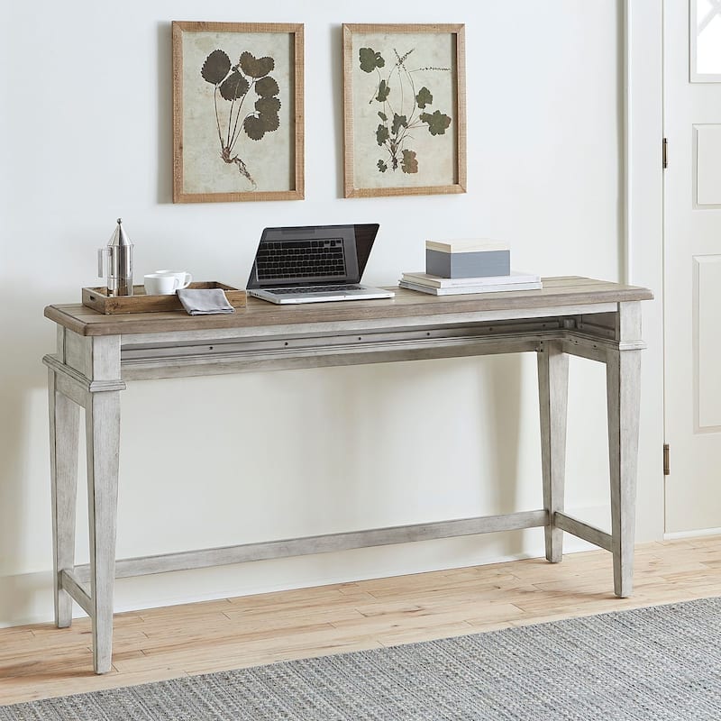 Heartland Antique White Console Bar Table - Antique White