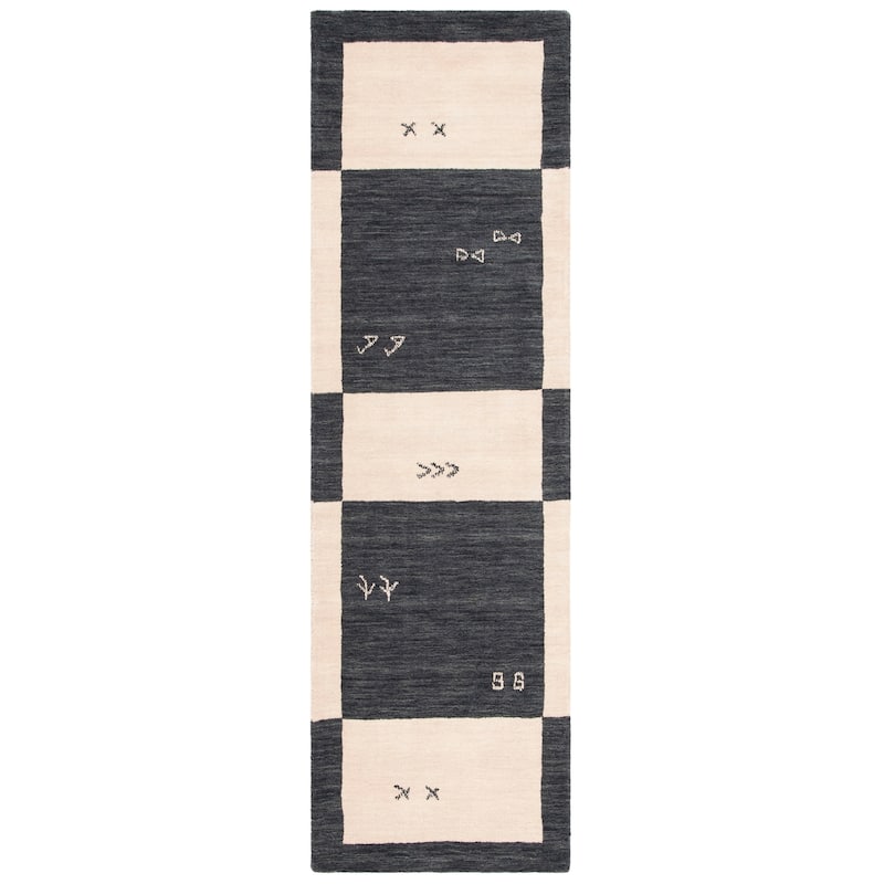 SAFAVIEH Handmade Himalaya Petaluma & Contemporary Geometric Cream Wool