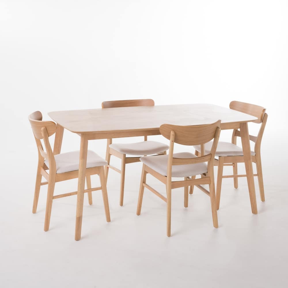 Bryner Mid-Century Modern 5 Piece Dining Set by Christopher Knight Home