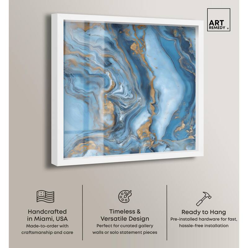 River Gold Shadowbox by Art Remedy