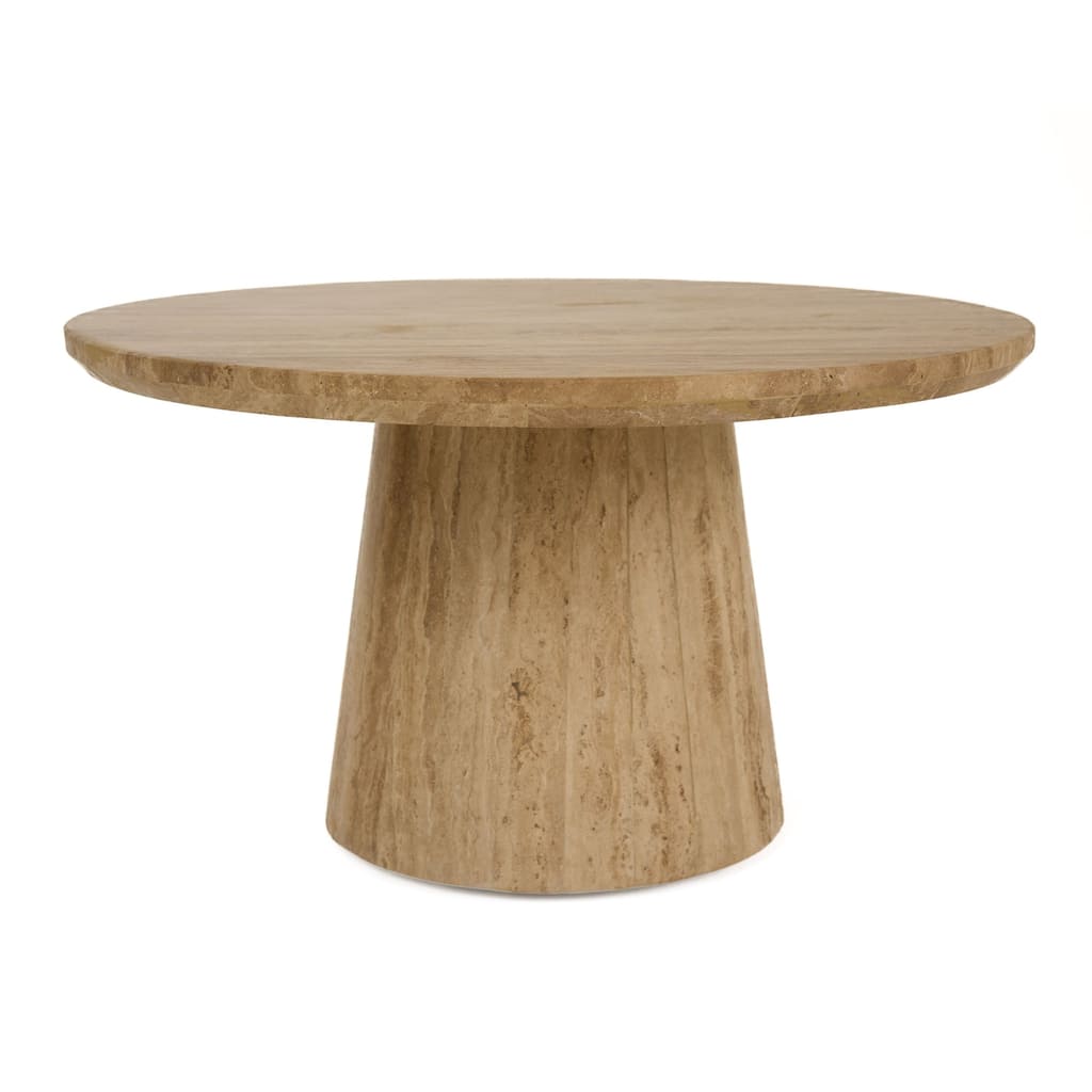 Modrest Velma Modern Travertine Marble Coffee Table