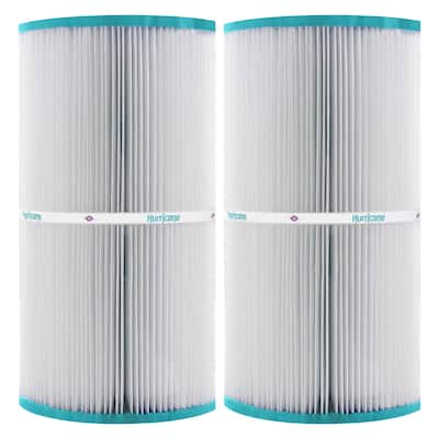 Hurricane 2 Pack HF5601-01 Advanced Pool and Spa Filter Cartridge Replacement - 0.7