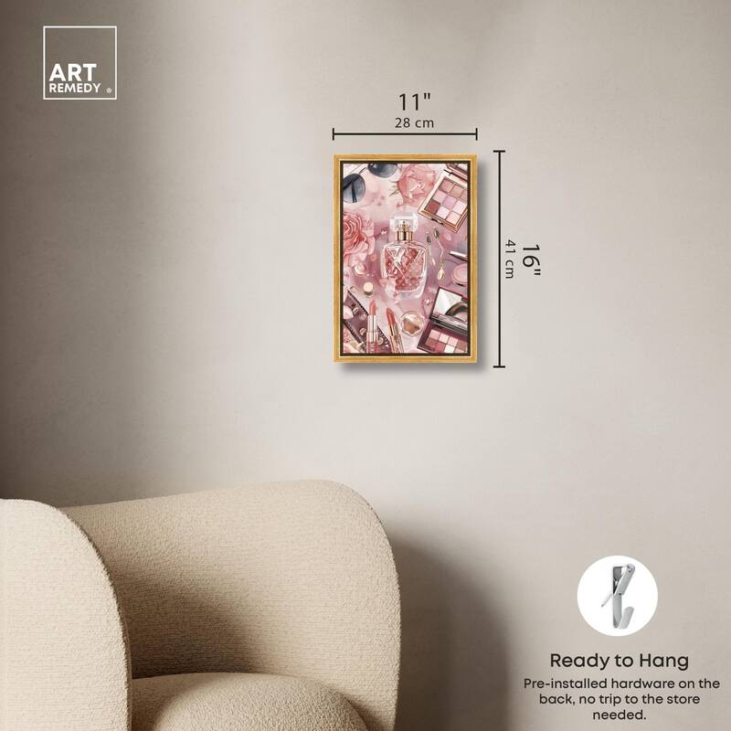 Glam Sparkle Lay Out II Canvas by Art Remedy