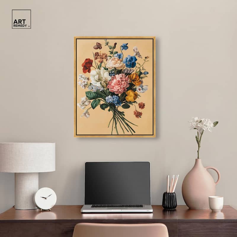 Floral Fiesta Canvas by Art Remedy