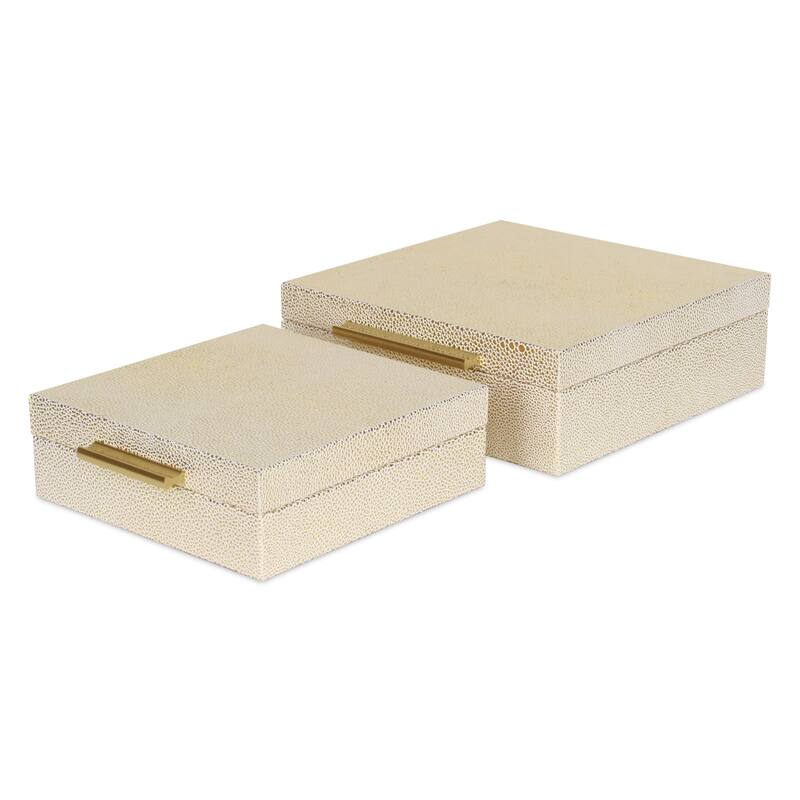Lusan Black Vinyl Decorative Box Set