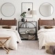 preview thumbnail 2 of 30, Nathan James Harlow Wall Mount Upholstered Headboard with Metal Rail