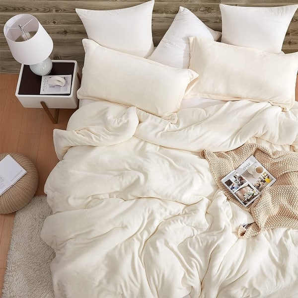Git Cozy - Coma Inducer® Oversized Comforter Set - Taupe White
