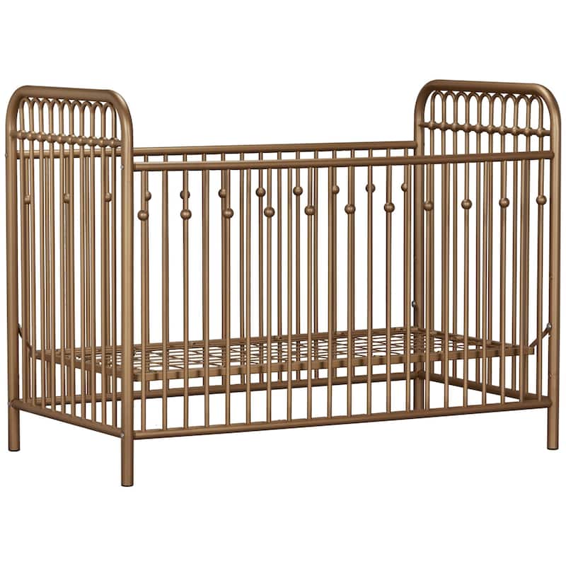 Little Seeds Monarch Hill Ivy Metal Crib - N/A