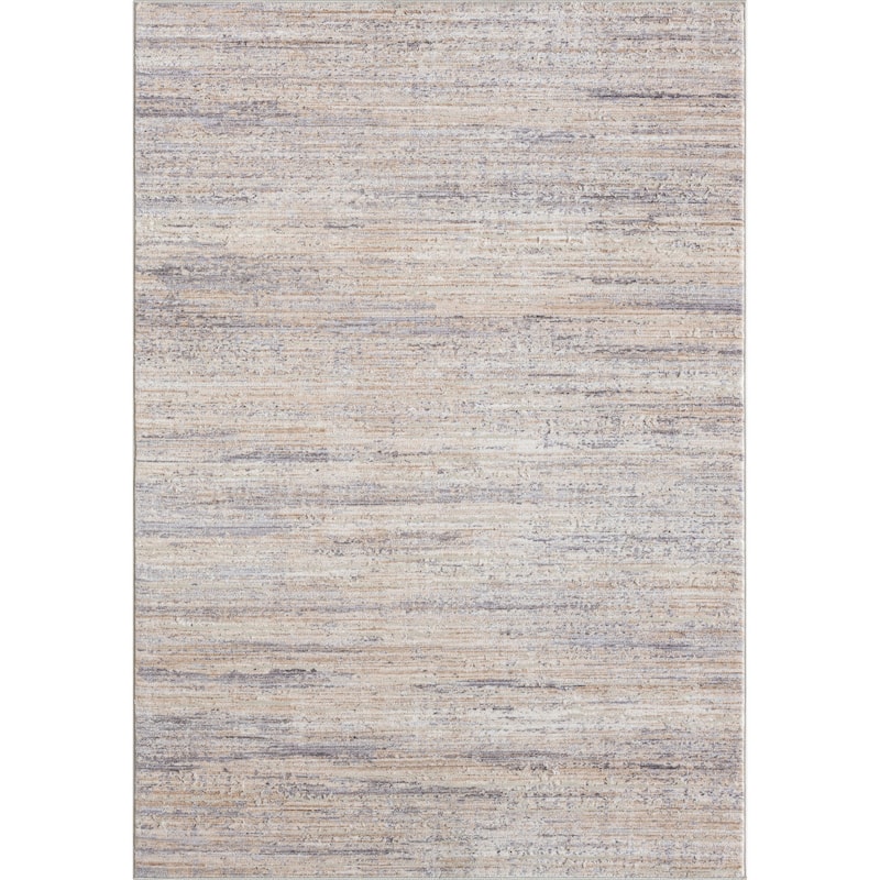 Sucer Abstract Stain Resistant Woven Area Rug By HomeRoots - 8' x 10'