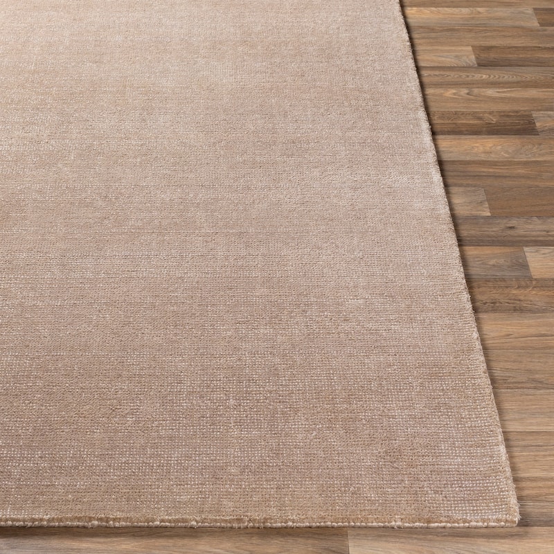 Alise Handmade Nylon Solid Area Rug