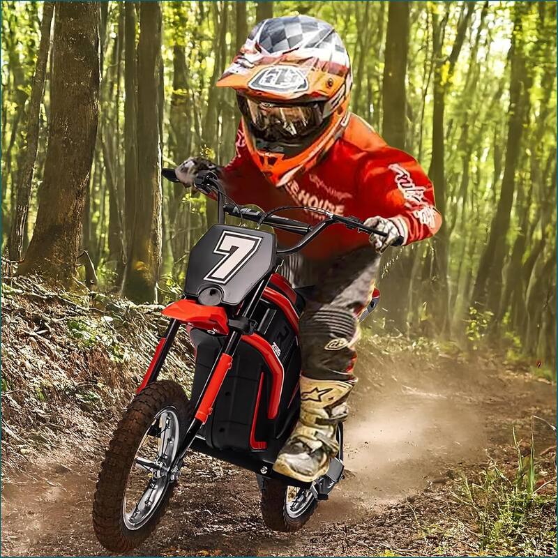 Electric 2-Speed Modes Kids Dirt Bike Toy Motorcycle for Kids Best Gifts